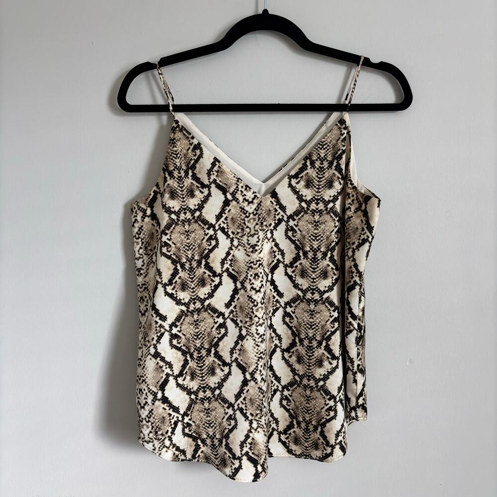 Express Women's Snake Print V-Neck Spaghetti Strap Cami Top Size S